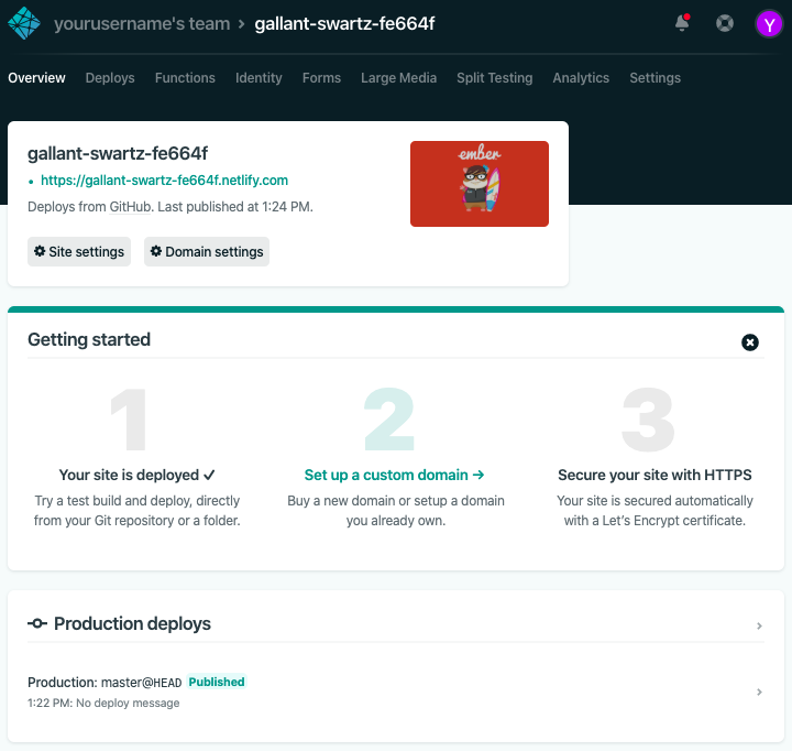 Netlify GitHub Deploy Confirmation